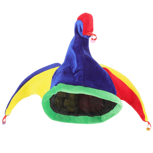 Dairui Fun Festival Carnival Accesorio Colorido Payaso Sombrero para Adultos para <span class=keywords><strong>Circus</strong></span> Jester Disfraz Halloween Performance <span class=keywords><strong>Beach</strong></span> - Product Image 3