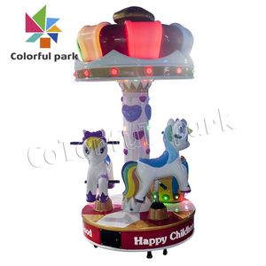 Machine de jeu commerciale à monnayeur, en promotion, pour sports d'intérieur, carrousel ludique, multijoueur pour enfants, carrousel populaire à vendre - Product Image 3