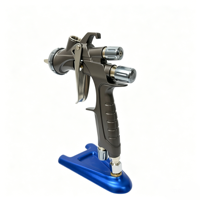 Pistola de Pulverización LVMP ROKO WS500 600ml 1.3mm, Cuerpo de Aleación de Aluminio, Alimentación por Gravedad, Pulverizador de Pintura Neumático Industrial y Automotriz OEM