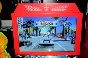 เครื่องเล่นเกมอาร์เคด Outrun อุปกรณ์เกมแข่งรถ วิดีโอเกมคอนโซลจำลอง เครื่องเกมอาร์เคดรถแข่งสำหรับเด็ก - Product Image 3