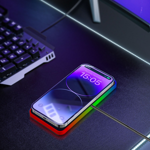 Base de Carga Inalámbrica para Auto con Logotipo Personalizado, RGB, 15W, para Cargador Magnético Inalámbrico para iPhone 17, 16, 15, 14 Pro Max, Samsung S24/23/S22 - Product Image 6