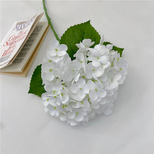 Planta en maceta hidratante de bonsái de <span class=keywords><strong>Hortensia</strong></span> táctil Artificial para el hogar, oficina, jardín, interior, exterior, decoración de sala de estar - Product Image 2