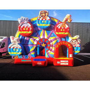 Ruota panoramica montagne russe carnevale che rimbalza scivolo Combo su misura per bambini <span class=keywords><strong>parco</strong></span> <span class=keywords><strong>giochi</strong></span> gonfiabile circo gonfiabile - Product Image 2