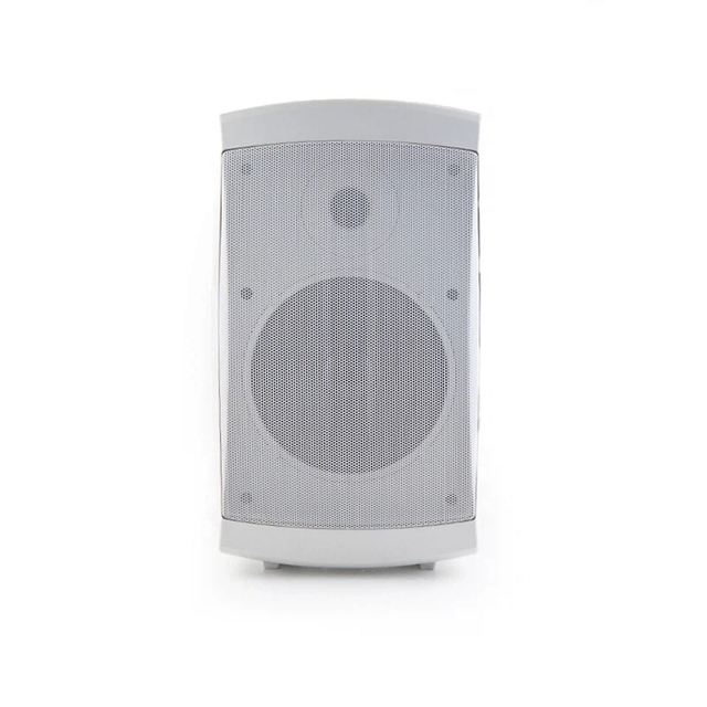JBHKJ 126 6.5 Inch 2-Way Wall Speaker 40W 70V/100V Constant Voltage 180 Rotatable Plastic Grill 8 Ohm Impedance 100Hz-20kHz