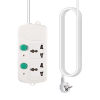 Protector de Sobretensión PDU de 6 Tomas con Cable de Extensión Largo