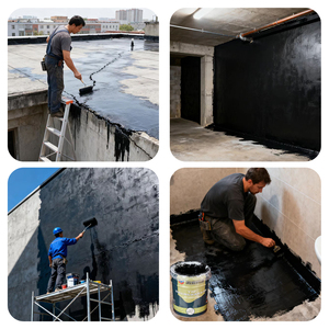 Lớp phủ nhựa đường cao su không biến đổi polymer để chống thấm vượt trội trên tầng hầm và bề mặt bê tông - Product Image 3