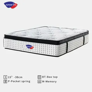 high quality wholesale sleep well memory gel foam king queen mattresses vacuum compress in a box pocket spring mattress