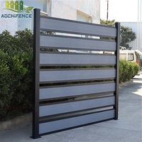 Usine Bois Plastique Composite Clôture Maison Clôture Mur Petit Jardin Privé Ignifuge Intimité Clôture WPC
