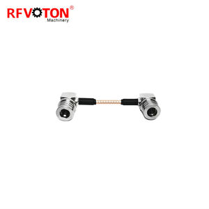 Suministro de fábrica RG316 <span class=keywords><strong>Cable</strong></span> Qma Macho Ángulo recto a Qma Macho Enchufe Codo de 90 grados 15cm Conjunto de <span class=keywords><strong>cable</strong></span> de puente en stock ROHS - Product Image 3