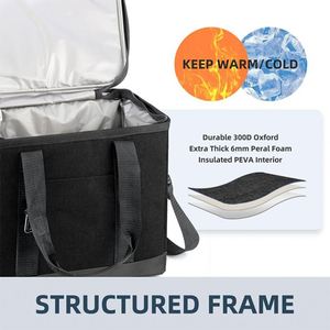 30 Cans Insulated Soft Cooler Bag Large Beach Cooler with Removable Shoulder Strap Portable Cooler Bag for Camping - Product Image 4