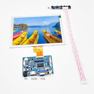 شاشة TFT 8 بوصة 50cd/m2 تعمل باللمس 8 بوصة TFT LCD Display1024 * 78000 بوصة شاشة TFT LCD تعمل باللمس