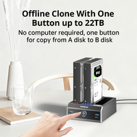FIDECO 3 Baie 2.5 3.5 SATA vers Usb3.0 Clone Externe Tout en Un Station D'accueil HDD Clonador De Disco Duro