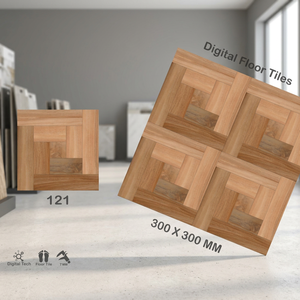 Carreaux de sol en céramique beige numérique 12x12 pouces, en porcelaine émaillée, qualité export, antidérapants, pour design intérieur - Product Image 3