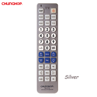 Control Remoto Universal para TV RM-A1E 35 con Botones Grandes, Código Fijo, Plástico ABS, Alcance de 8m, OEM