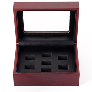 Caja de Joyería de Madera para Anillo de Campeonato Nacional de Béisbol o Fútbol Americano, de Lujo, Personalizada, con Uno, Dos, Tres o Cuatro Orificios, Venta de Fábrica - Product Image 6