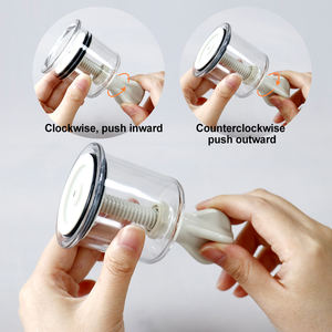 مجموعة الحجامة الصينية التقليدية بأحجام XL/L/<span class=keywords><strong>M</strong></span>/S، طقم حجامة مغناطيسية بالشفط، جهاز حجامة بلاستيكي - Product Image 5