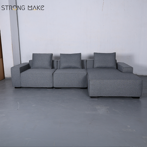 Divano letto ad angolo divani De Salon Canape Villa soggiorno mobili angolo divano componibile sezionale Chaise Lounge a forma di <span class=keywords><strong>L</strong></span> divano - Product Image 2