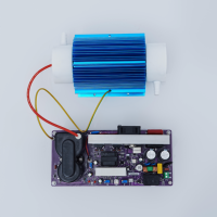 Générateur d'ozone à tube de quartz 15G, refroidi par air, kit d'ozone réglable avec alimentation pour le traitement de l'eau