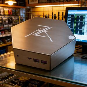 Mini PC Hôte pour Affichage <span class=keywords><strong>de</strong></span> Produits et Statistiques d'Inventaire <span class=keywords><strong>de</strong></span> <span class=keywords><strong>Magasin</strong></span> <span class=keywords><strong>de</strong></span> Pêche et <span class=keywords><strong>de</strong></span> Gestion des Marchandises d'Extérieur – Vue Claire, Contrôle Facile - Product Image 2