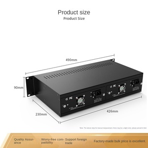 Alimentation <span class=keywords><strong>de</strong></span> rack <span class=keywords><strong>de</strong></span> qualité industrielle, type <span class=keywords><strong>de</strong></span> rack pour émetteur-récepteur à fibre optique à 14 emplacements, alimentation <span class=keywords><strong>de</strong></span> rack <span class=keywords><strong>de</strong></span> cartes enfichables à <span class=keywords><strong>16</strong></span> emplacements - Product Image 3