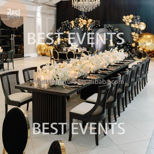 Chaise de salle à manger en bois de chêne massif de Style français de haute qualité chaise de salle à manger de mariage en rotin chaise de <span class=keywords><strong>location</strong></span> d'événement antique - Product Image 4