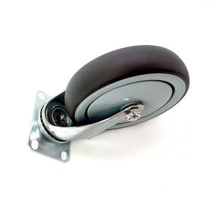 Luxury 120kgs Medium Duty 150mm 6 Inch Thermoplastic Rubber TPR Universal Noiseless Caster <strong>Wheel</strong> for Medical <strong>Hand</strong> <strong>Trolley</strong> - Product Image 4