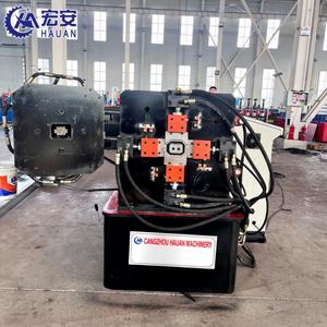 Unité de formage de tuyaux d'évacuation des eaux pluviales en acier inoxydable avec PLC et réservoir sous pression - Product Image 3