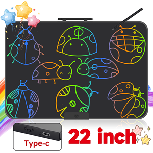 <span class=keywords><strong>Tablette</strong></span> de <span class=keywords><strong>dessin</strong></span> électronique pour enfants, cadeau éducatif de <span class=keywords><strong>dessin</strong></span> animé <span class=keywords><strong>en</strong></span> <span class=keywords><strong>gros</strong></span>, écran LCD portable de 22 pouces, batterie au lithium - Product Image 5