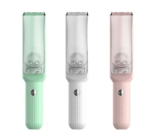 מקצועי אוטומטי לחיות מחמד קליפרס 55db רעש נמוך עמיד למים נטענת ערכת שיער קוצץ עבור גורים - Product Image 3