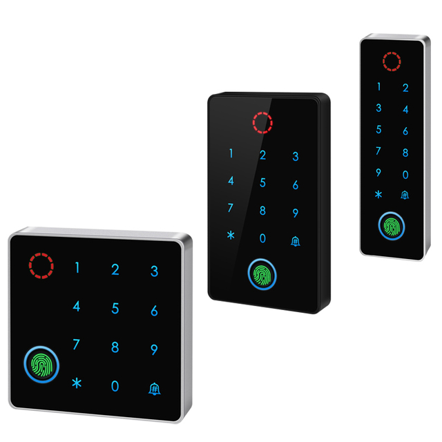 Tuya Intelligent Mobile Access Control Keyboard Waterproof Fingerprint Anti-Lock Braking System Radio Frequency 125kHz Reader