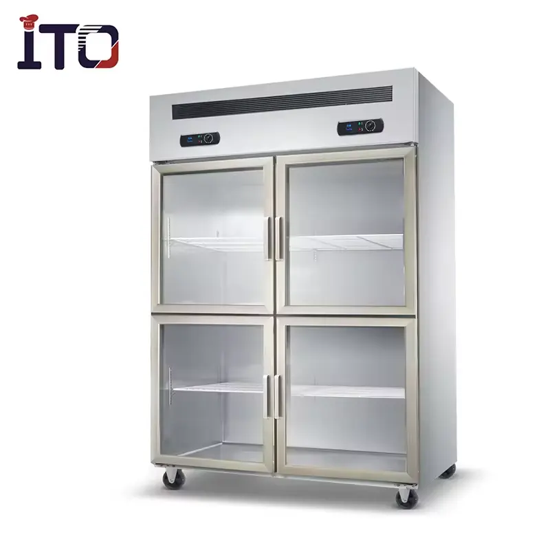 UF1210 glass door display fridge,upright showcase chiller,beverage chiller Food Drink Display Refrigerator