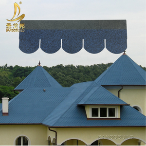 Sangobuild Asphalte Feuille de Toiture Fibre de Verre Asphalte Bardeaux de Toiture <span class=keywords><strong>Rouge</strong></span> Asphalte <span class=keywords><strong>Rouleau</strong></span> de Toiture - Product Image 6