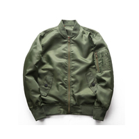 Veste Tactique d'Extérieur pour Hommes, Bomber Style Safari Collégien, Veste Aviateur de Pilote pour Printemps et Automne