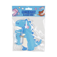 Cuaderno de Animales Adorables con Mini Bolígrafo, Set de Diario Espiral con Dibujos Animados para Niños, Regalo de Papelería Escolar para Niñas y Recuerdos de Fiesta