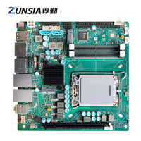 Carte mère industrielle Mini-ITX LGA 1700 H610 Q670 Intel 13e et 12e génération Core I3 I5 I7 Pentium 2*DDR5 2 LAN 4*COM X86