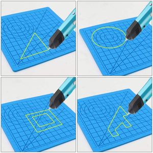 3D Printing Pen <b>Silicone</b> Design <b>Mat</b> with Finger Stall Drawing Tools Template Accessories for Office & School Use - Product Image 4