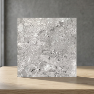 Glamour Crema, Azulejos Decorativos de Porcelana Brillante de 600x600 mm, 9 mm de Grosor, Diseño Beige para Pisos de Dormitorio - Product Image 4