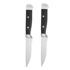 Kitchen Accessories New Products 2023 Stainless Steel Cheap Steak Knife Kitchen Knife With ABS Black Handle