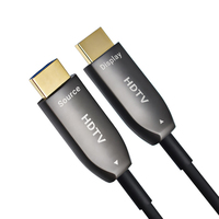 Cable de Video UHD 2.1 de Fibra Óptica UNIEAN de 10M/50M/100M, Cable de Video 4K8K para Monitores de Juegos, TV y Proyectores