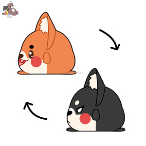 Peluche Personalizado Kawaii de <span class=keywords><strong>Shiba</strong></span> <span class=keywords><strong>Inu</strong></span>, Juguete de Peluche Suave y Esponjoso de Corgi para Niños, Regalo OEM Disponible, Juguete Unisex para Niños - Product Image 2