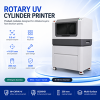 Imprimante UV rotative compacte Baysoon, fournisseur de machines d'impression cylindrique tout-en-un à 360 degrés pour métal, verre, bouteilles, canettes et gobelets
