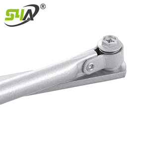 Cierrapuertas hidráulico ajustable automático de aluminio abierto On-Hold <span class=keywords><strong>con</strong></span> brazo fuerte 80-120KGS - Product Image 5