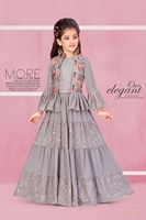 Prix d'usine direct enfants mariage princesse robe filles Sharara Styles Anarkali robe au prix de gros