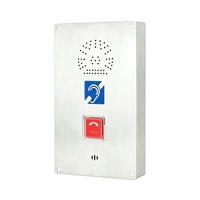 Teléfono de Emergencia SIP Resistente a Vandalismo con Sistema de Intercomunicación Manos Libres para Ascensores y Puntos de Ayuda Públicos