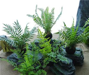 Grande Plante Artificielle Murale Décorative pour Jardinage, DIY, avec Fleurs et Fougères Artificielles pour Gazon Synthétique - Product Image 1