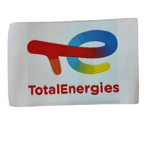 Étiquettes tissées en coton et polyester damassé de haute qualité, personnalisées en usine, pour vêtements et cols. - Product Image 2