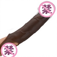 Wolf Warrior-Stil Penis-Strap-On mit geradem Hohlkopf, 10-Frequenz-Vibration, Fernbedienung, Sexspielzeug für Erwachsene