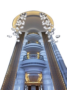 <span class=keywords><strong>Lustre</strong></span> aérien de style soucoupe volante Villa Cage d'escalier Hôtel Centre commercial Lobby Décoration de plafond créative <span class=keywords><strong>lustre</strong></span> en verre - Product Image 3