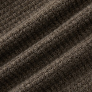 Completo da <span class=keywords><strong>Donna</strong></span> in 100% <span class=keywords><strong>Lana</strong></span> a Maglia Waffle, Top con Zip e Cappuccio Vestibilità Ampia, <span class=keywords><strong>Pantaloni</strong></span> a Vita Alta e Gamba Larga, Due Pezzi Casual Caldi per Autunno Inverno - Product Image 5