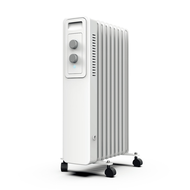 1000W/1500W/2000W/2500W Full White Portable Electric Oil Filled Radiator for Home Use